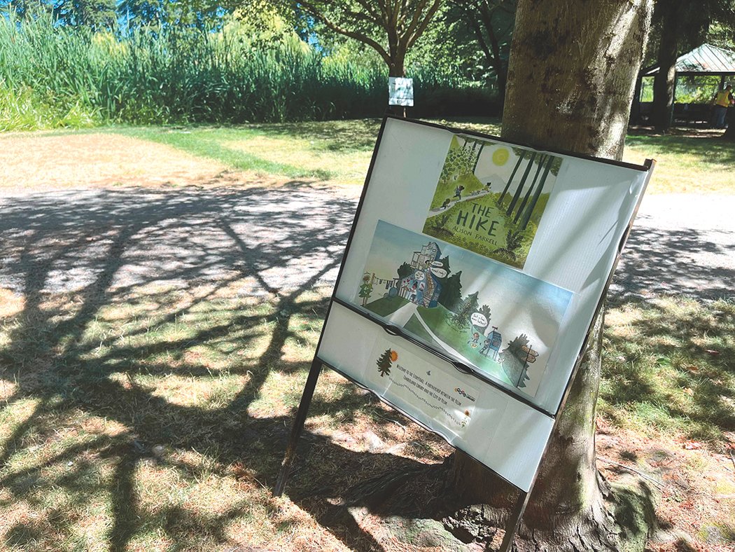 The story trail brings books to life at regional parks.