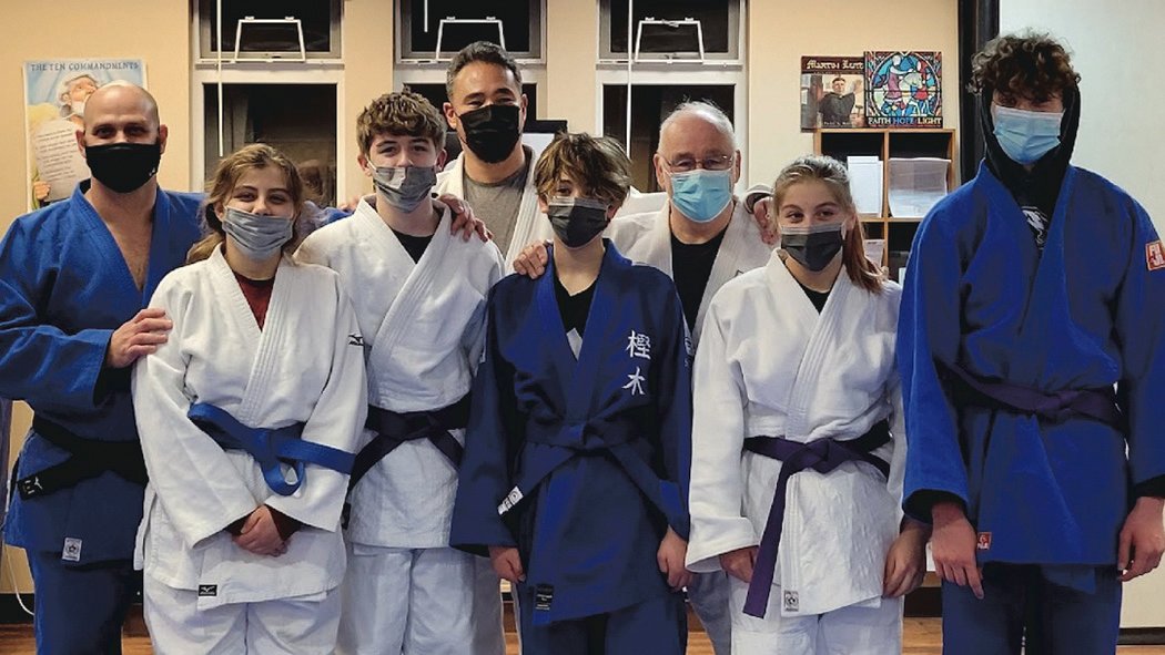 Kazoku Judo and its members are pictured. The business, which has a dojo at the Emanuel Lutheran Church in Yelm, opened in August of 2021.