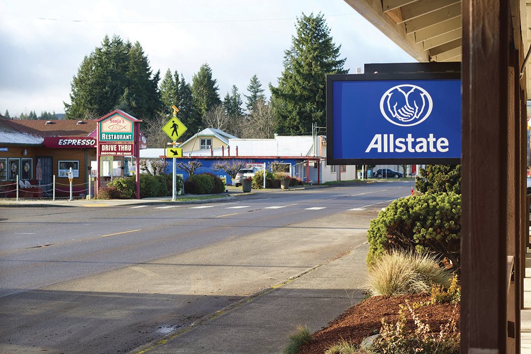 Veteran Wade Lowery owns Red White Blue Agency through Allstate, which opened Feb. 1 at 109 Binghampton St. W. in Rainier.