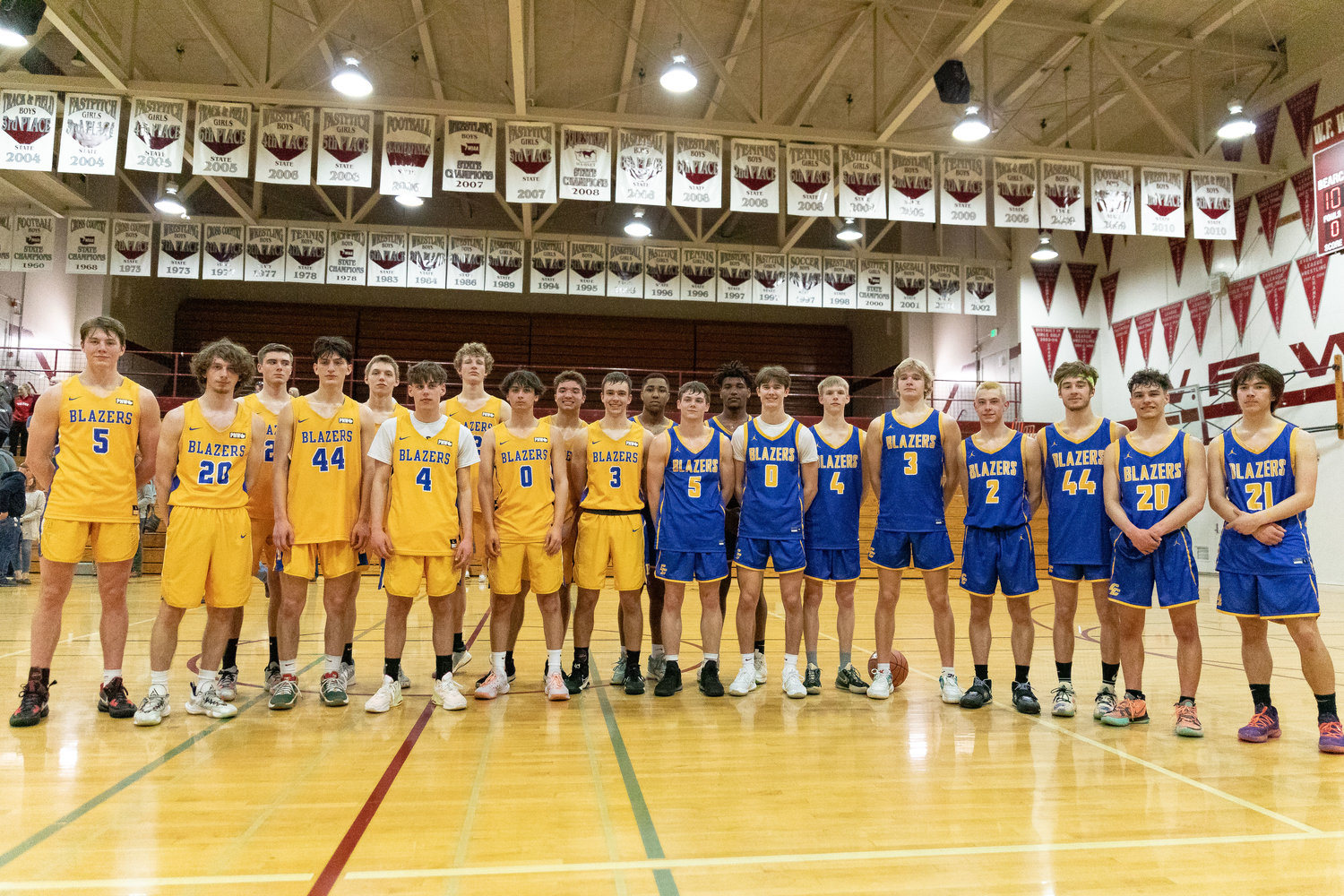 The SWW Senior All-Star Game Participants pose for a photo March 26 at W.F. West.