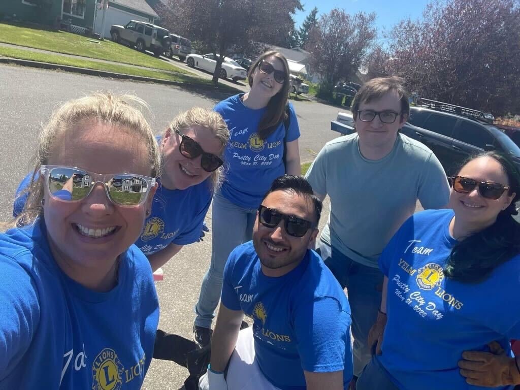 The Yelm Lions team participated in Pretty City Day on May 21.