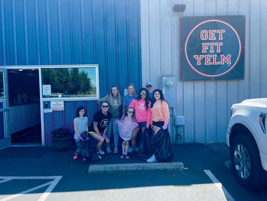 Get Fit Yelm had a team who took part in the Pretty City Day clean up event.