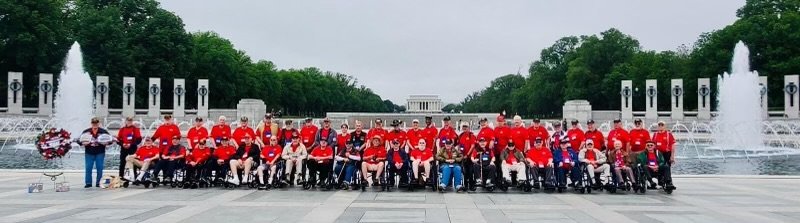 The Puget Sound Honor Flight had 55 veterans who were honored and able to visit several of the U.S. Capitol’s memorials for those fallen while serving the country.