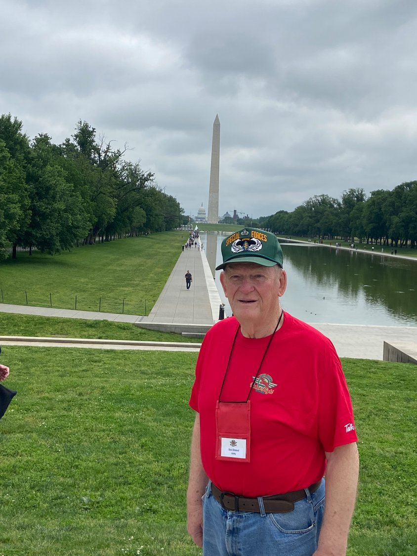 Bob Dimond, a Roy resident, recently went on an honor flight to Washington, D.C.