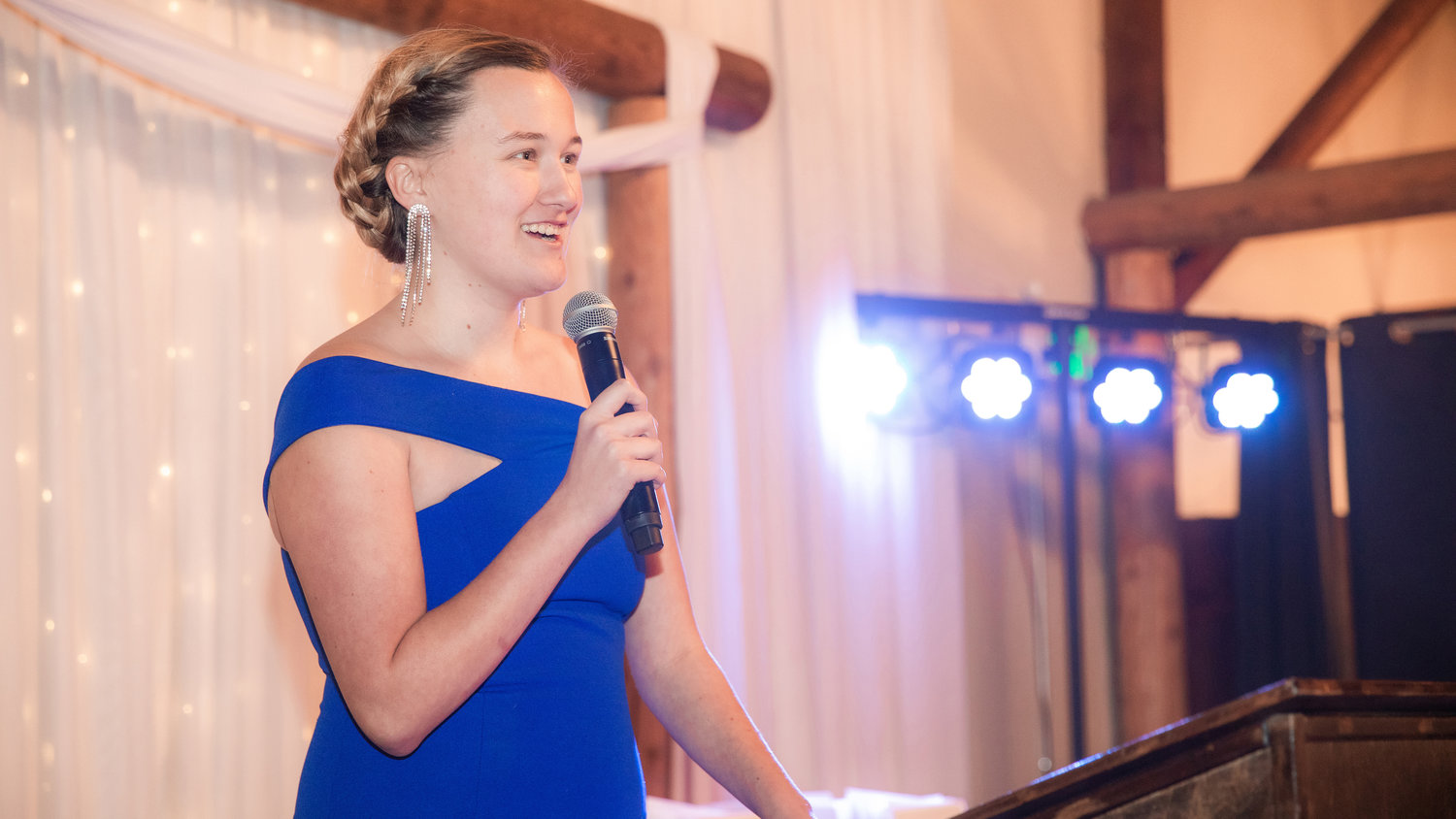 The Yelm Chamber of Commerce introduced Madison Kahoons as the new executive director during the Best of Nisqually Gala in Roy on Thursday.