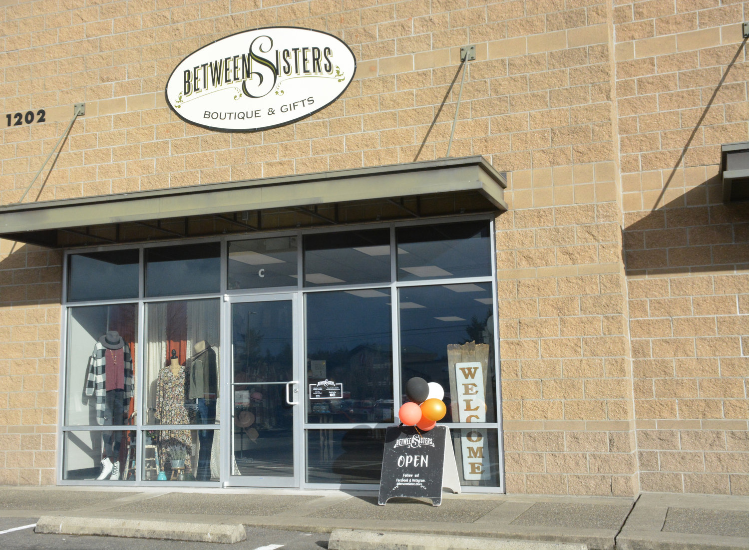 Between Sisters Boutique is located at 1202 E. Yelm Ave., Suite C, in the Dairy Queen plaza.