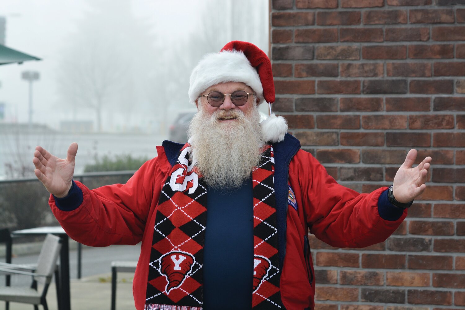 Harry Miller, also known as Santa within Yelm and surrounding areas, smiles for a photo on Nov. 27.